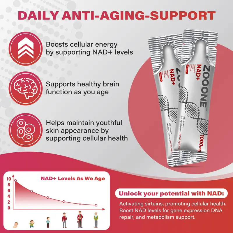 NAD+ Nicotinamide Riboside Drink Mix - Image 3